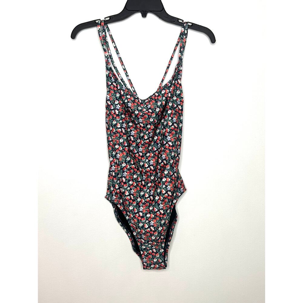 J.Crew Swimsuit Sz 10 Liberty Sarah ditsy floral print Crisscross back Beach